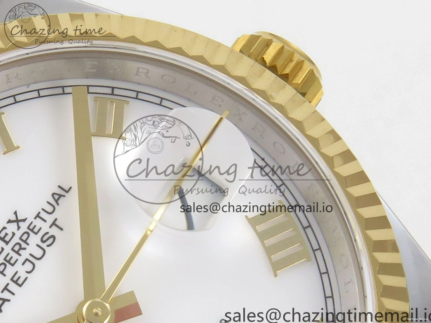 0101 TravelReady DateJust 36 SS YG ARF 1:1 Best Edition 904L Steel White Dial YG Roman on Oyster Bracelet SH 99